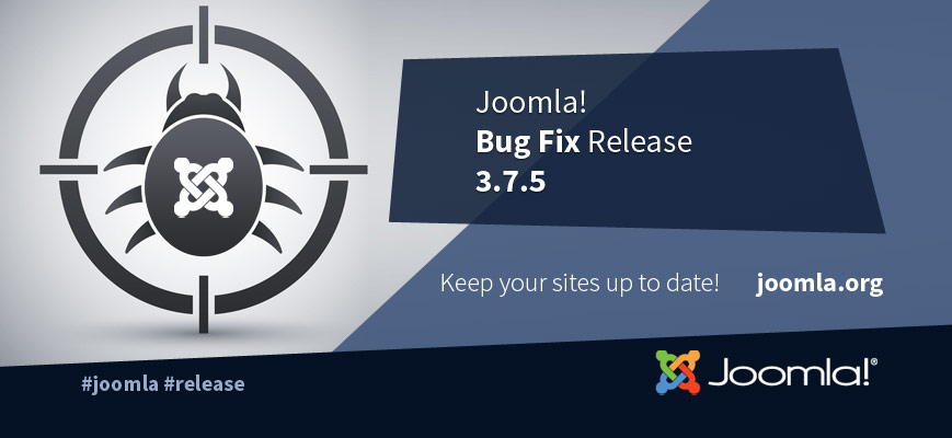Joomla 3.7.5 Security & Bug Fixes Release