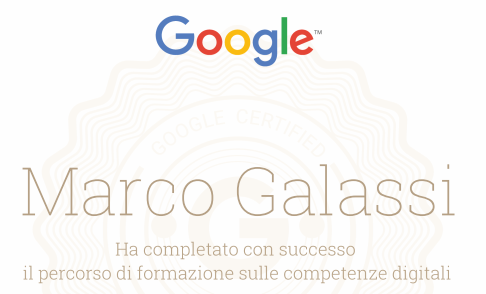 Marco Galassi, consulente IT Google Certified