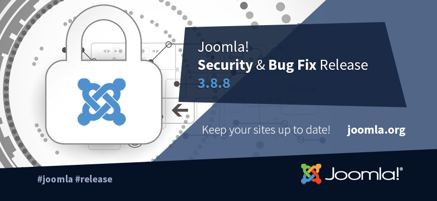 Joomla 3.8.8 Bug Fixes Release