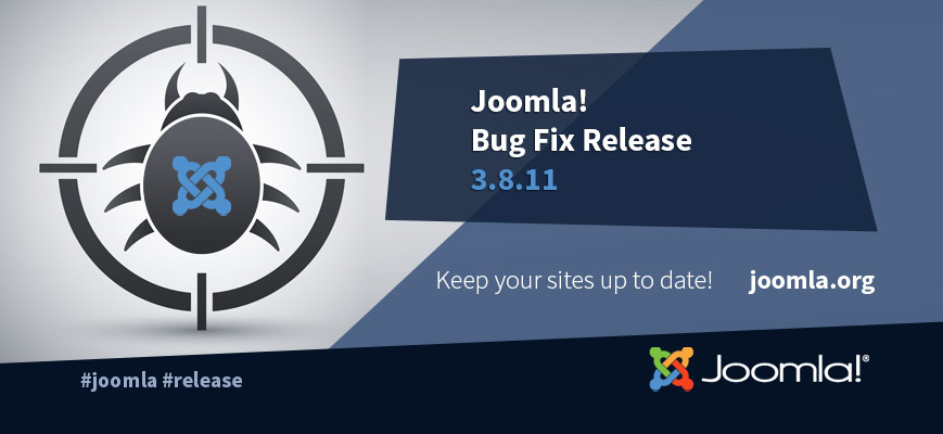 Joomla 3.8.11 Bug Fixes Release